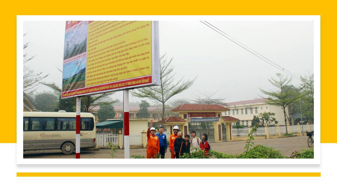 Truyền tải điện Tây Bắc 1 tăng cường tuyên truyền phòng ngừa sự cố do thả diều gần đường dây truyền tải điện (220-500)kV